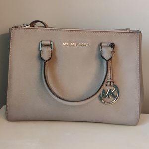 Gray Michael Kors Sutton Bag